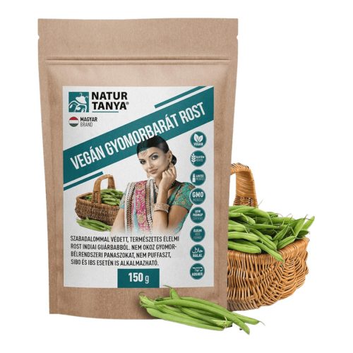 Vegán gyomorbarát rost - Indiai guarbabból - 150 g - Natur Tanya