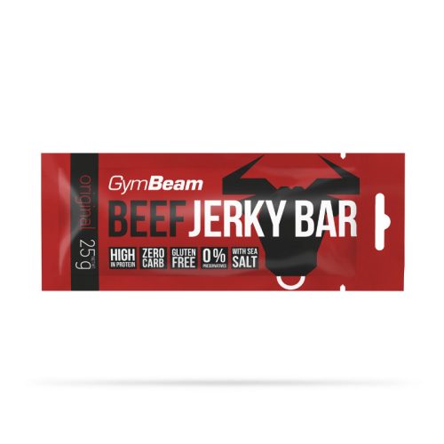 Beef Jerky szárított marhahús szelet - 25 g - eredeti - GymBeam