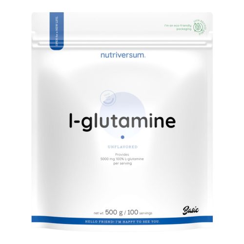 100% L-Glutamine - 500 g - Nutriversum