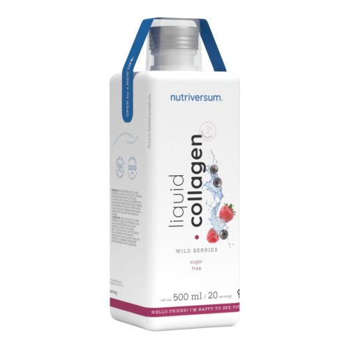 Collagen liquid Sugar Free - 500 ml - erdei gyümölcs - Nutriversum