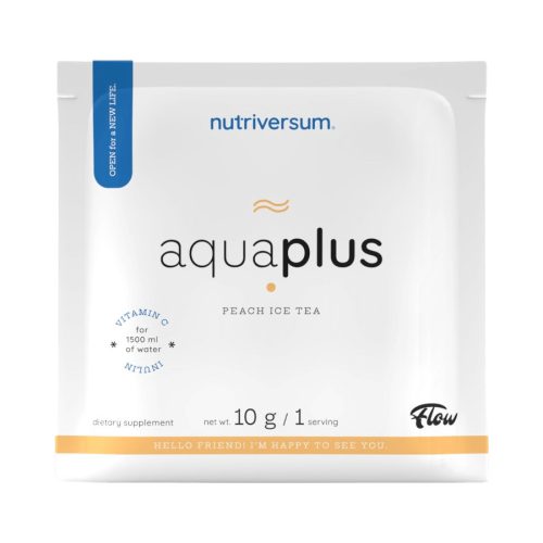 Aqua+ 10 g - barackos jegestea - Nutriversum