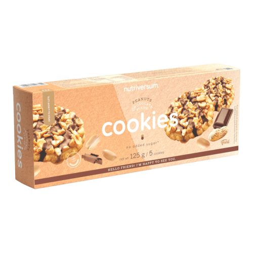 Cookies mogyorós keksz - 125 g - Nutriversum