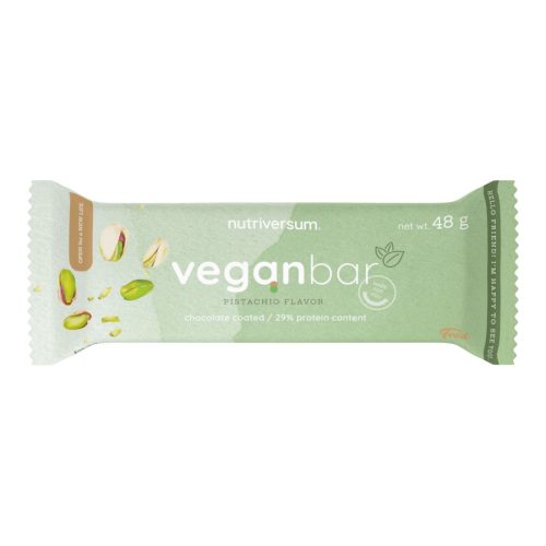 Vegan Protein Bar - 48 g - pisztácia -Nutriversum