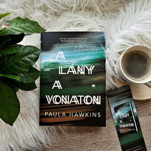 A lány a vonaton - Paula Hawkins - keménytáblás, zöld borítós